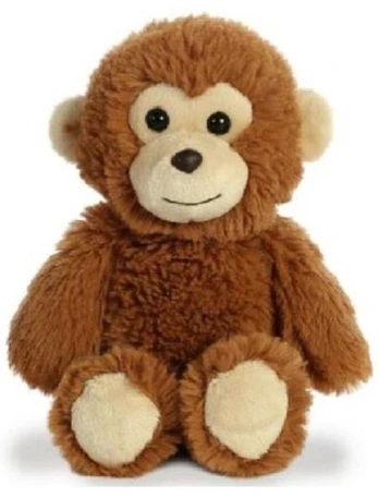 Pliušinis žaislas Aurora Monkey, rudas, 28 cm