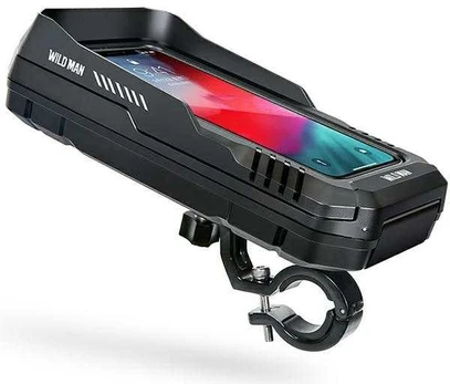 Dviračio krepšys Wildman Bicycle Frame Bag E8, tpu, juoda
