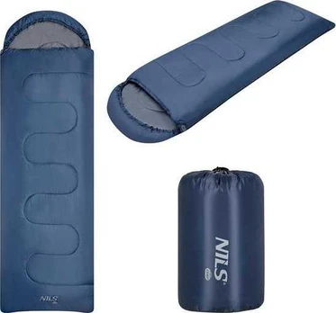Miegmaišis Nils Camp NC2107, mėlynas, 190 cm