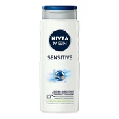 Dušo želė - šampūnas Nivea Men Sensitive 500 ml kaina