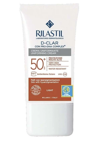 Tonuojantis kremas Rilastil Sun System SPF50+ D-Clar Medium, 40 ml