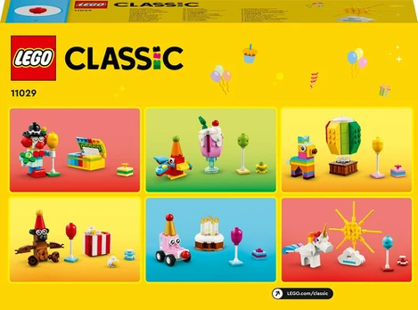 LEGO Classic 11029 Kūrybiška vakarėlio dėžutė