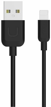 Laidas Usams IPUSBXD01, Lightning/USB, 1 m, juoda