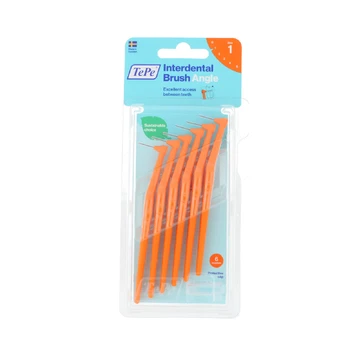 Tarpdančių šepetėlis TePe Angle, oranžinis, 6 vnt.