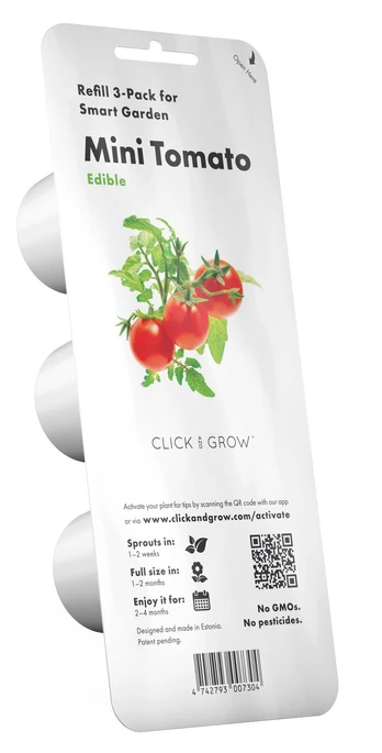 Išmaniojo vazono sėklos Click & Grow Smart Garden refill Mini Tomato 3pcs TOM-REFILL-3