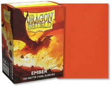 „Dragon Shield“ standartinės matinės dvigubos įmautės – Ember, 100 vnt kaina