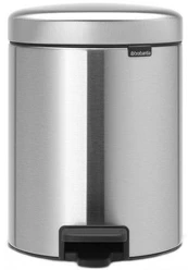 Šiukšliadėžė Brabantia NewIcon, sidabro/pilka, 5 l