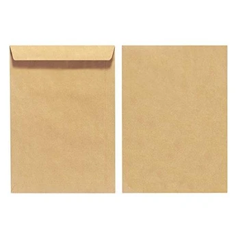 Herlitz Versandtasche C4 90g braun nassklebend 10er Pack