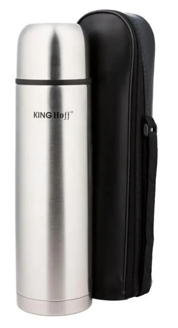 Termosas King Hoff Click-Clack KNFF519, 0.750 l, nerūdijančiojo plieno