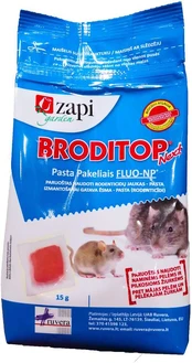 Graužikų nuodai BRODITOP NEXT, pastilėmis, 150 g kaina
