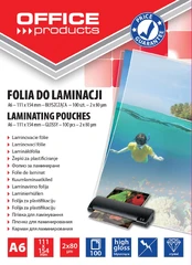 Laminavimo vokeliai A6 , 80 mic 100 vnt kaina
