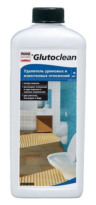 Šlapimo ir kalkių nuosėdų valiklis GLUTOCLEAN, 1 l
