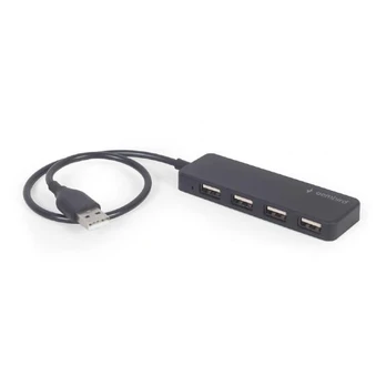 GEMBIRD 4-port USB HUB black | UHB-U2P4-06