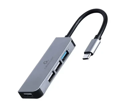 GEMBIRD 4 prievadų USB tipo C šakotuvas 1 x USB 3.1 + 3 x USB 2.0