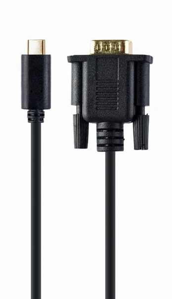 GEMBIRD USB-C to VGA-M adapter 2m black | A-CM-VGAM-01