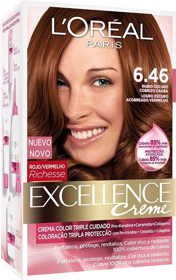 Plaukų dažai L´Oréal Paris Excellence Intense, Rubio, 4.46