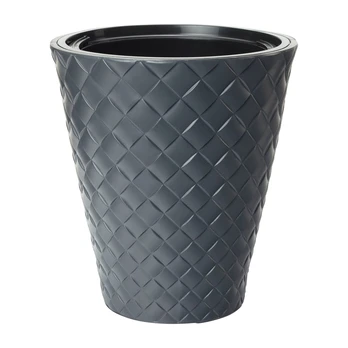 Vazonas Form Plastic Makata 2820-14, plastikinis, Ø 40 cm, juodas