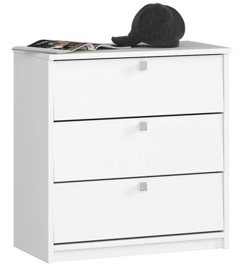 Batų spintelė MINI, 60 cm, balta