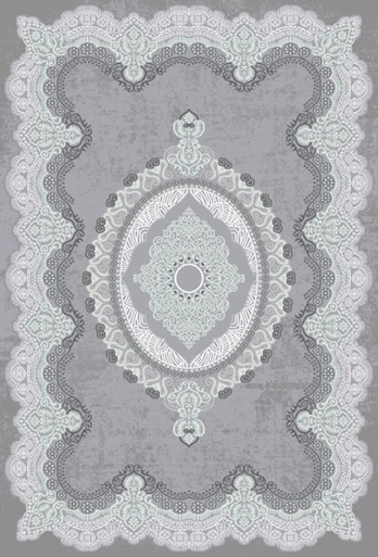 Kilimas Domoletti 7742C_C4736, pilkas, 150 cm x 100 cm