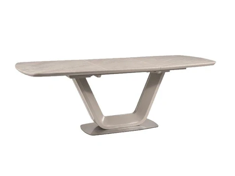 Valgomojo stalas ARMANI CERAMIC, 160 x 90 cm, pilkas