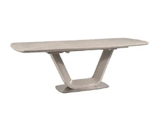 Valgomojo stalas ARMANI CERAMIC, 160 x 90 cm, pilkas kaina