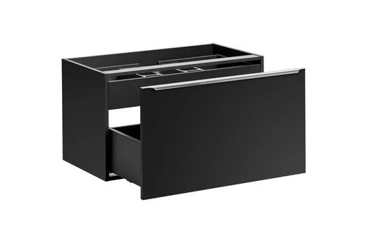 Apatinė vonios spintelė SANTA FE BLACK 82-80-B-2S, juoda