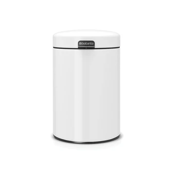 Šiukšlių dėžė NewIcon, baltos sp., 3 l