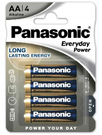Elementai PANASONIC EVERYDAY POWER, LR6EPS/4B, AA, 1,5 V, 4 vnt.