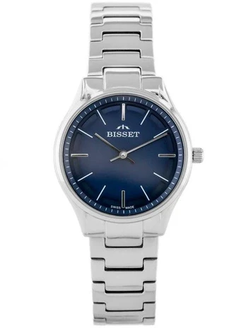 MOTERIŠKAS LAIKRODIS BISSET BSBE67 - silver/blue (zb557c)