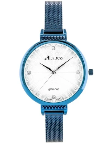 MOTERIŠKAS LAIKRODIS ALBATROSS ABBC22 (za544e) blue / silver