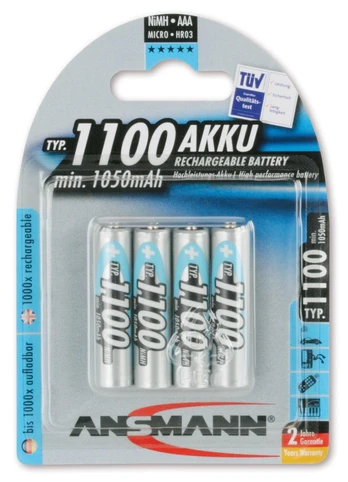 Elementai ANSMANN R3 (AAA) 1.2V 1100mAh