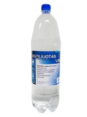 Lyginimo vanduo distiliuotas 1L kaina