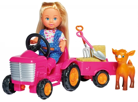 Lėlė Simba Evi Love Tractor 105733518, 12 cm