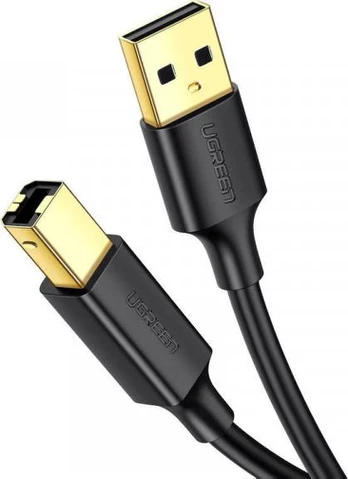 Kabelis spausdintuvui UGREEN US135 USB A-B 5m juodas