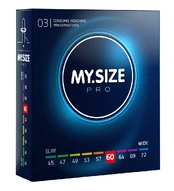 Prezervatyvai MY SIZE PRO 60 mm 3 vnt kaina
