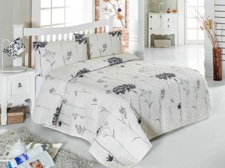 Lovatiesė Mijolnir Set Efil, juoda/pilka/smėlio, 220 cm x 160 cm