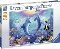 Puzzle 500 - Dance With The Dolphins Puzzle kaina