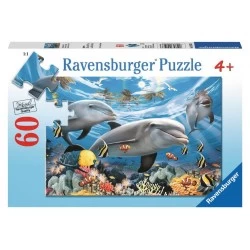 Puzzle 60 Dolphins - RAVENSBURGER dėlionė