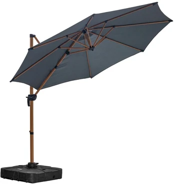 Sodo skėtis Mirpol Roma S without Base Weights, 300 cm, antracito
