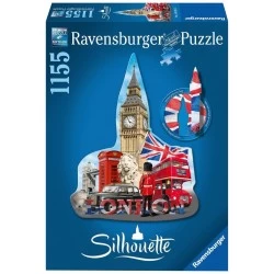 Puzzle 1155 Silhouette London - RAVENSBURGER dėlionė