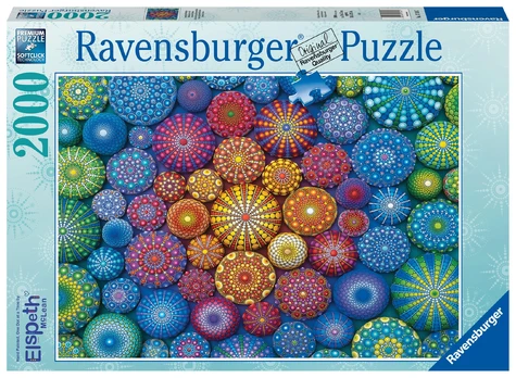 Dėlionė Ravensburger Vaivorykštės mandalos, 2000 d.