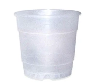Vazonas MCH15, plastikinis, Ø 15 cm, skaidrus kaina