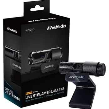 AVerMedia Webcam, Live Stream Cam 313 (PW313), inkl. Micro