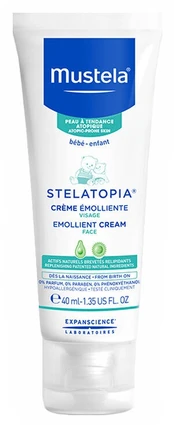 Minkštinantis veido kremas Mustela Stelatopia, 40 ml