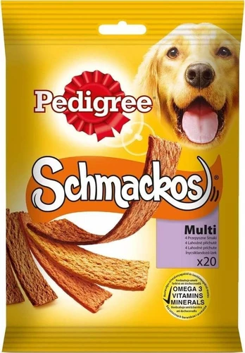 Skanėstas šunims Pedigree Schmackos Multi, 0.114 kg, 20 vnt.