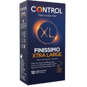 Prezervatyvai CONTROL FINISSIMO XL 12 vnt kaina