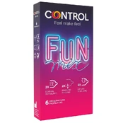 Prezervatyvai CONTROL FEEL FUN MIX 6 vnt kaina