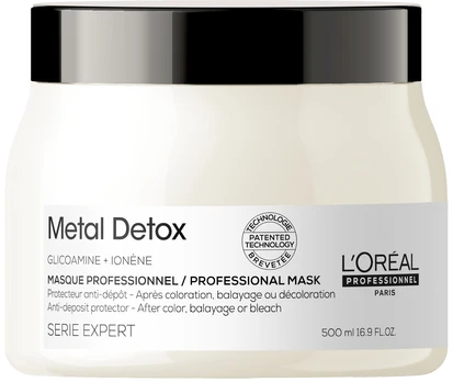 Plaukų kaukė, mažinanti metalų kaupimąsi L'oreal Professionnel Metal Detox, 250 ml