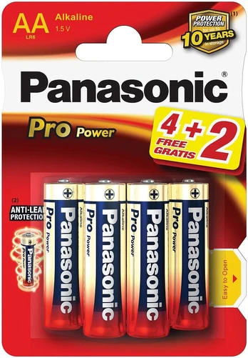 Elementai Panasonic LR6PPG Pro Power, AA, 1.5 V, 6 vnt.