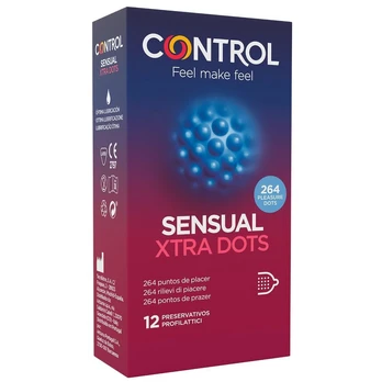 Prezervatyvai CONTROL XTRA DOTS 12 vnt